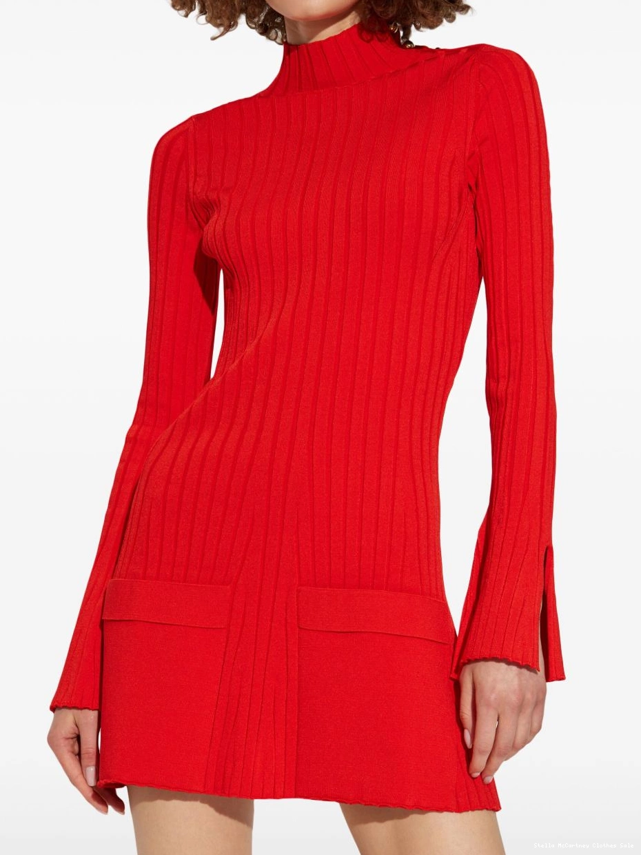 Affordable McCartney mini ribbed-knit Women dress Stella 0412